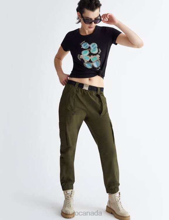 Clothing Liu Jo T-Shirt With Sunglasses And Gemstones Print Women F606821