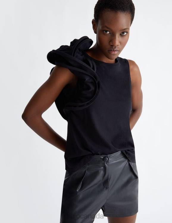 Clothing Liu Jo Top With Maxi Rouches Women F606562