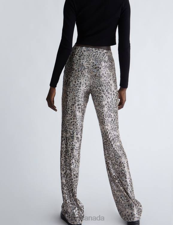 Clothing Liu Jo Animal-Print Trousers With Sequins Women F606171