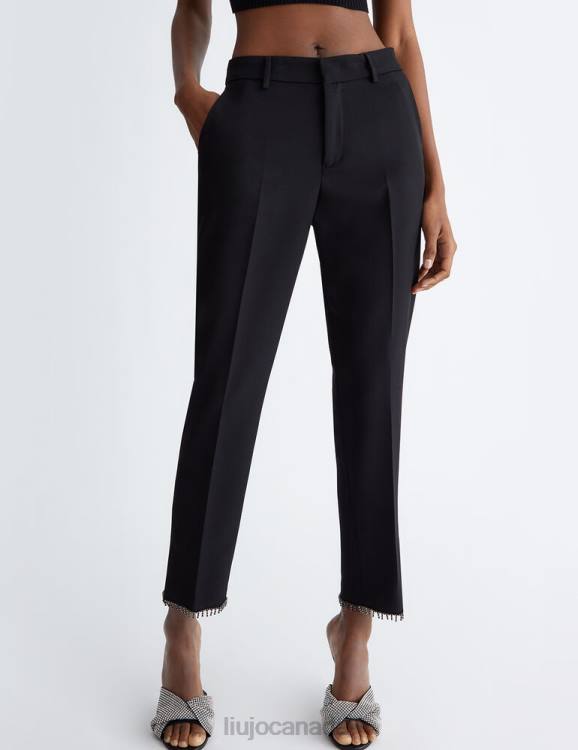 Clothing Liu Jo Chinos With Gemstones Women F606726
