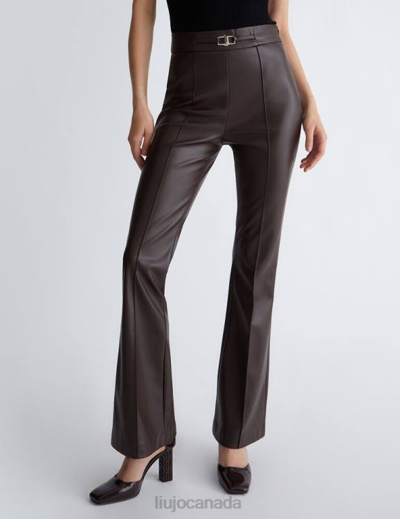 Clothing Liu Jo Coated Fabric Flared Trousers Women F606465