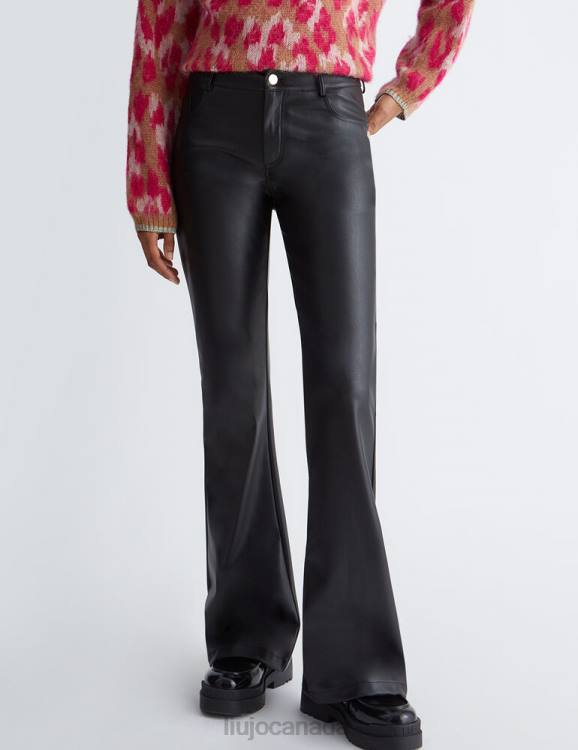 Clothing Liu Jo Coated Fabric Trousers Women F606438