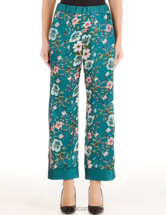 Clothing Liu Jo Cropped Trousers With Floral Print Women F6062482