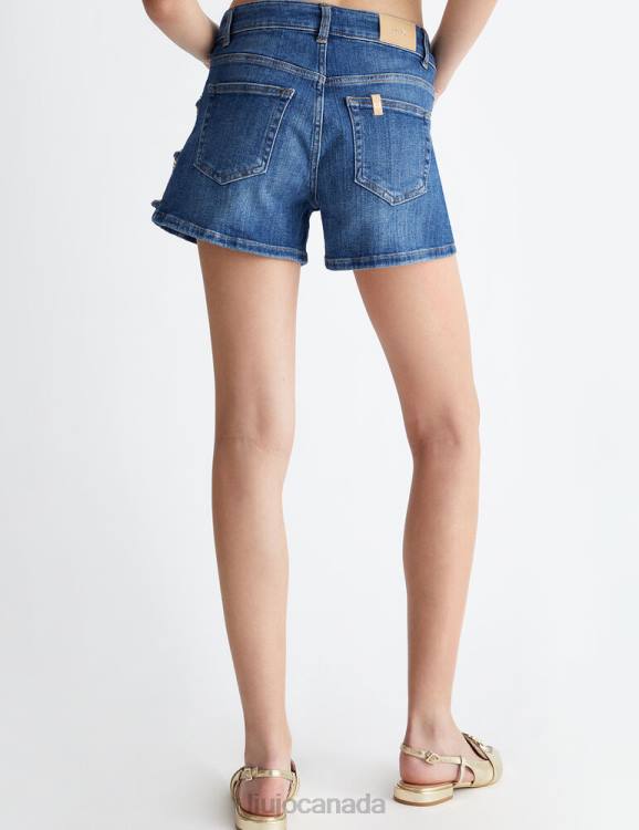 Clothing Liu Jo Denim Shorts With Chains Women F606792
