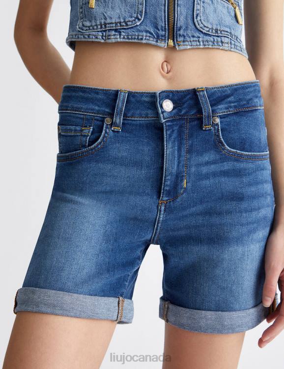 Clothing Liu Jo Denim Shorts With Turn-Ups Women F606793