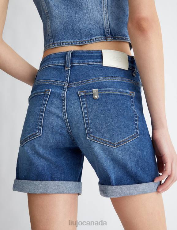 Clothing Liu Jo Denim Shorts With Turn-Ups Women F606793