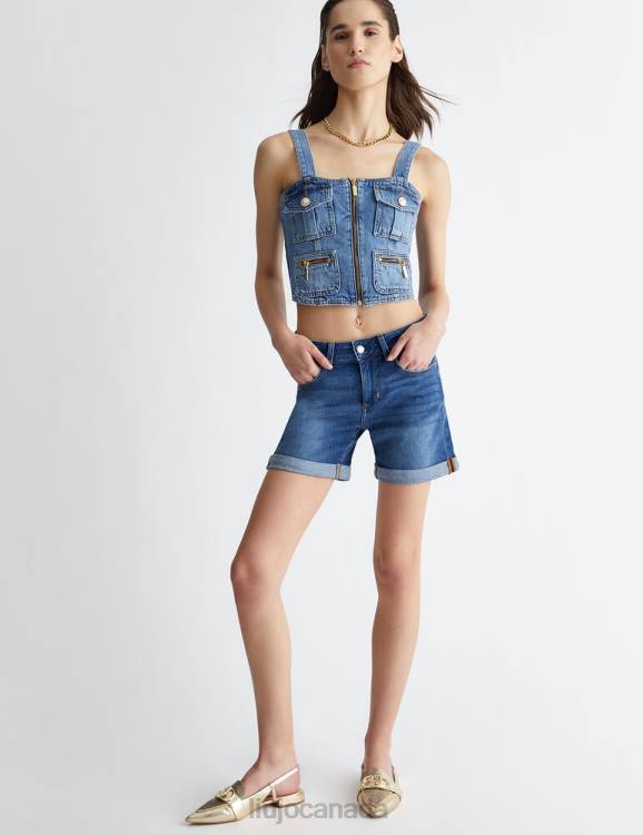 Clothing Liu Jo Denim Shorts With Turn-Ups Women F606793