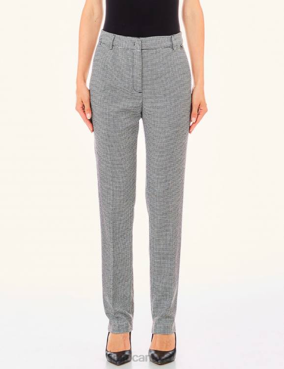 Clothing Liu Jo Eco-Friendly Houndstooth Trousers Women F6062553