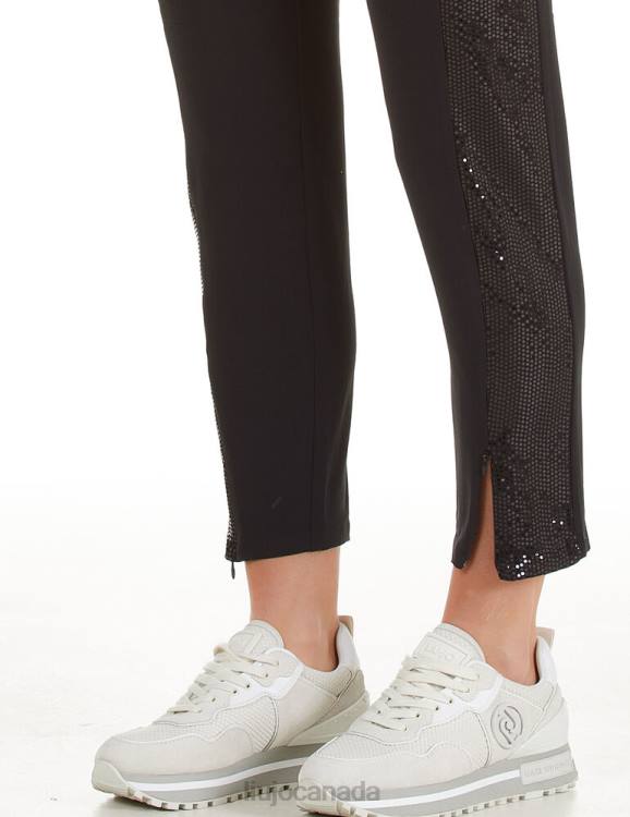 Clothing Liu Jo Eco-Friendly Trousers With Gemstones Women F6062566