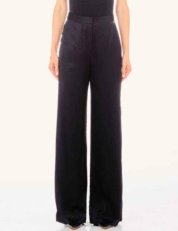 Clothing Liu Jo High-Rise Satin Trousers Women F6062531