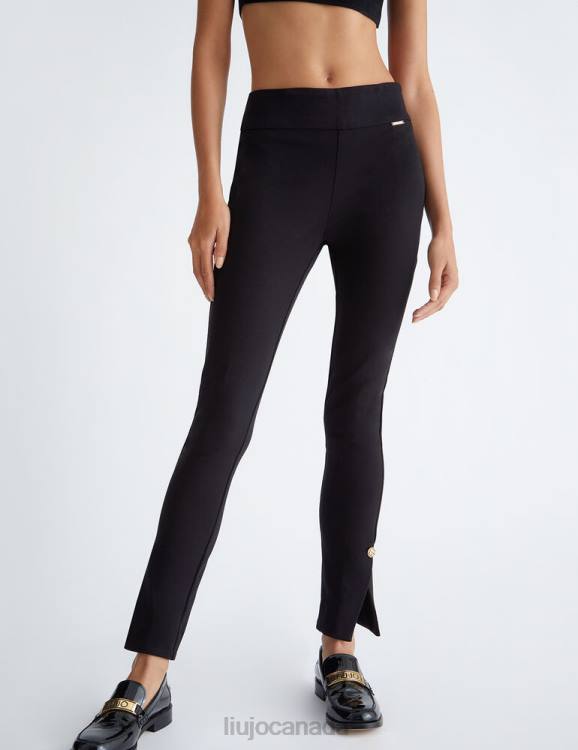 Clothing Liu Jo High-Rise Trousers With Slit Women F606169