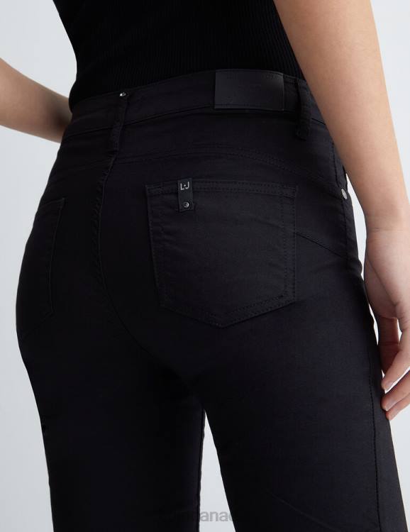 Clothing Liu Jo High-Waisted Bottom Up Trousers Women F6061042