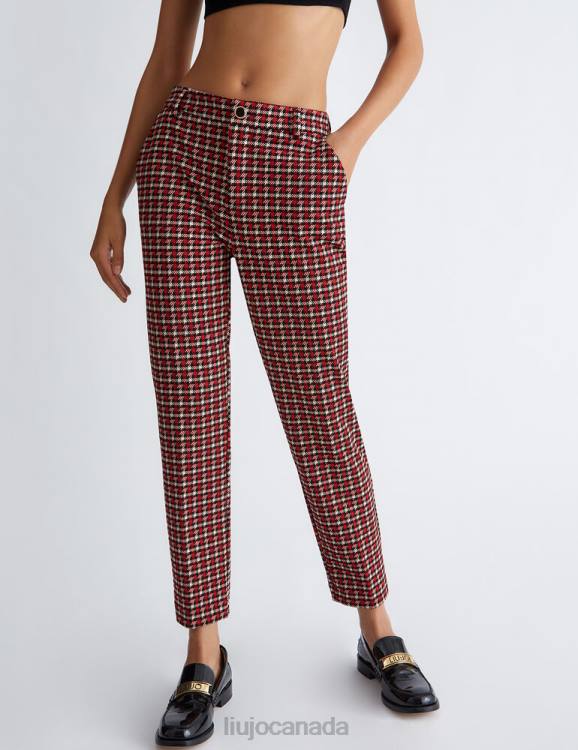 Clothing Liu Jo Hounds-Tooth Trousers Women F606157