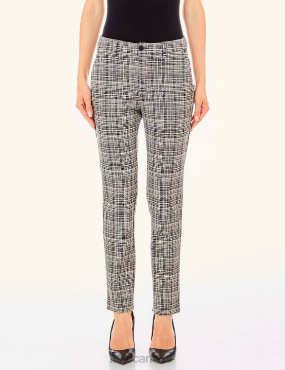 Clothing Liu Jo Jacquard Check Chinos Women F6062769