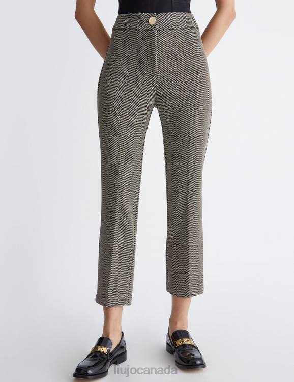 Clothing Liu Jo Jacquard Chevron Trousers Women F606749