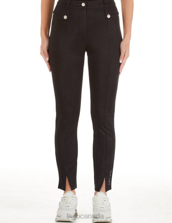 Clothing Liu Jo Jersey Trousers With Logo Women F6062740