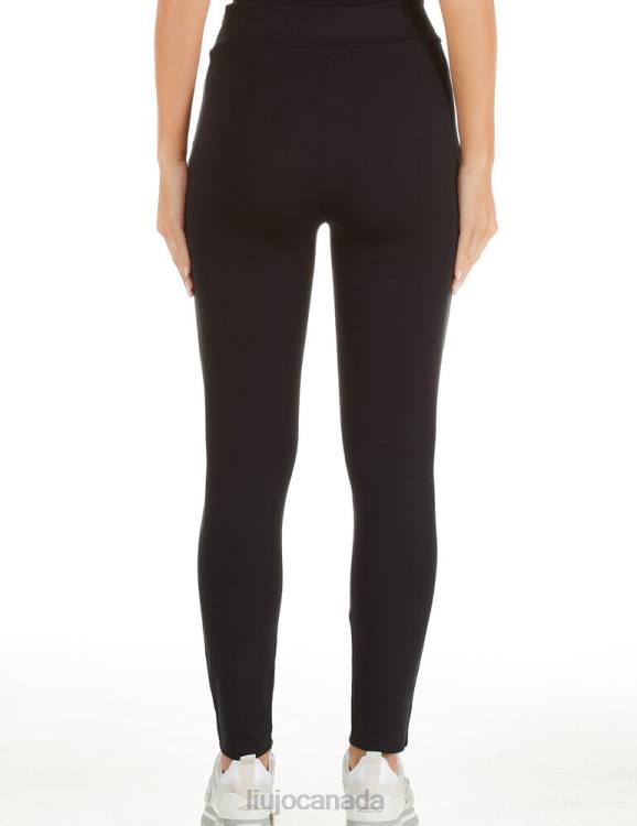 Clothing Liu Jo Jersey Trousers With Metal Logo Women F6062631