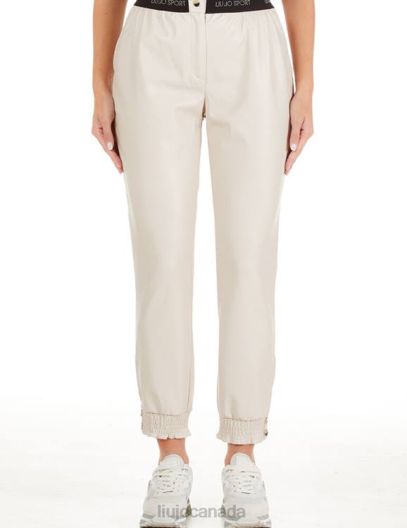 Clothing Liu Jo Jogging Trousers In Coated Fabric Women F6062554
