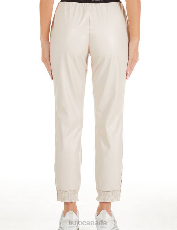 Clothing Liu Jo Jogging Trousers In Coated Fabric Women F6062554