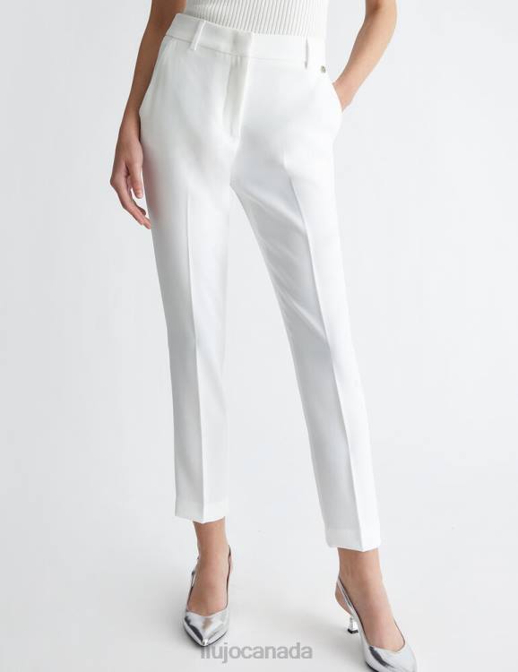 Clothing Liu Jo Smart White Trousers Women F606822