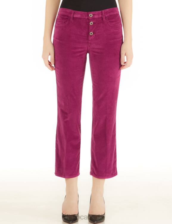 Clothing Liu Jo Velvet Cropped Trousers Women F6062483