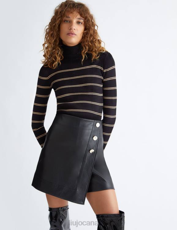 Clothing Liu Jo Eco-Friendly Striped Turtleneck Women F606155