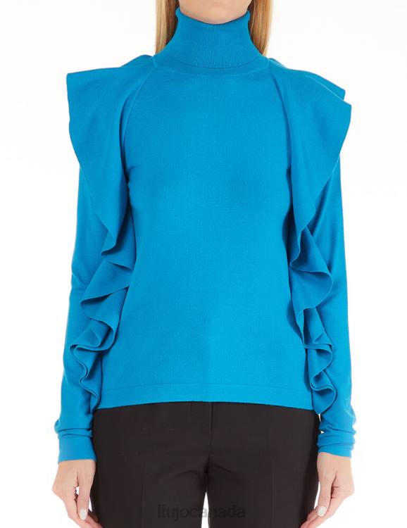 Clothing Liu Jo Eco-Friendly Turtleneck With Ruching Women F6062667