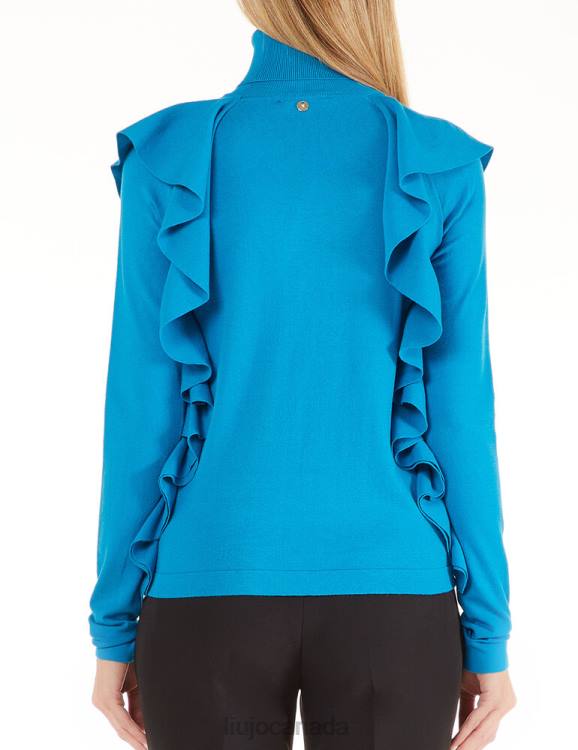 Clothing Liu Jo Eco-Friendly Turtleneck With Ruching Women F6062667