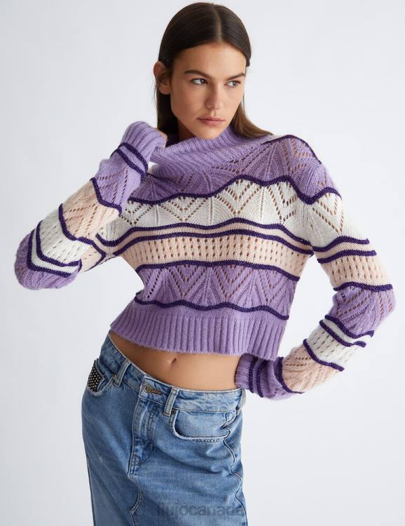 Clothing Liu Jo Striped Turtleneck Women F606238