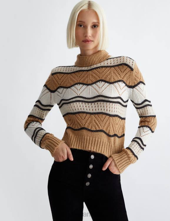 Clothing Liu Jo Striped Turtleneck Women F606325