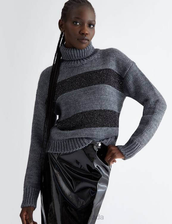 Clothing Liu Jo Turtleneck In Wool And Alpaca Blend Women F606293