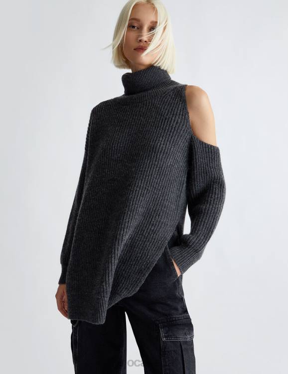 Clothing Liu Jo Turtleneck With Cut-Out Detailing Women F60675