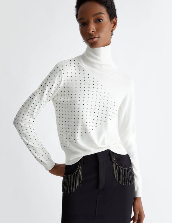 Clothing Liu Jo Turtleneck With Gemstones Women F606973