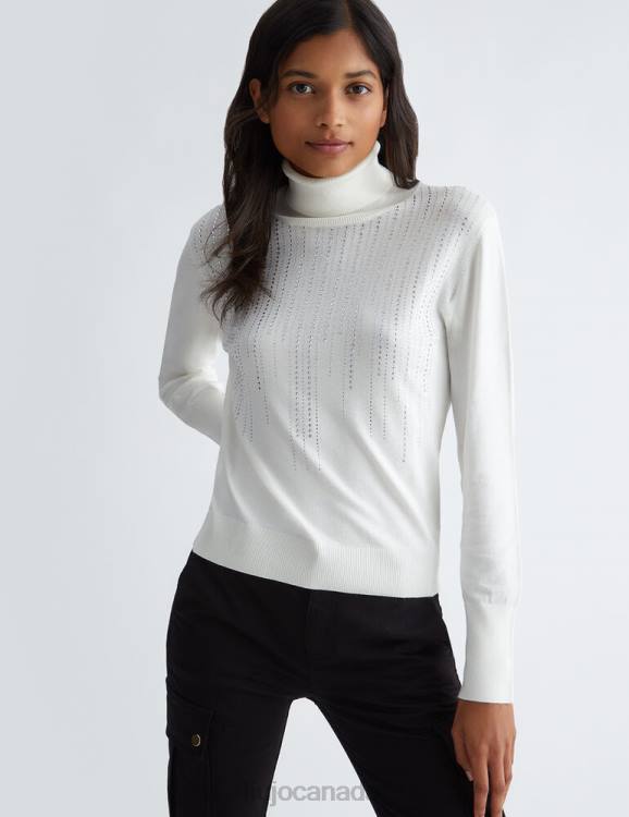 Clothing Liu Jo Turtleneck With Gradient Gemstones Women F606458