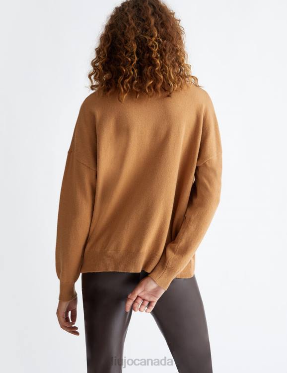 Clothing Liu Jo Turtleneck With Logo And Rhinestones Women F606591