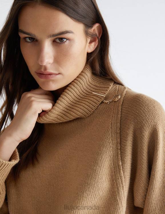 Clothing Liu Jo Wool And Cashmere Blend Turtleneck Women F606696
