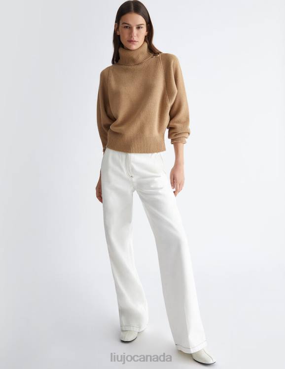 Clothing Liu Jo Wool And Cashmere Blend Turtleneck Women F606696