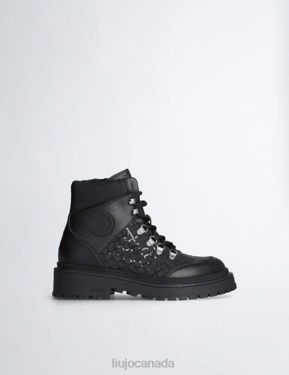Shoes Liu Jo Ankle Boots With Embroidered Sequins Women F6061953