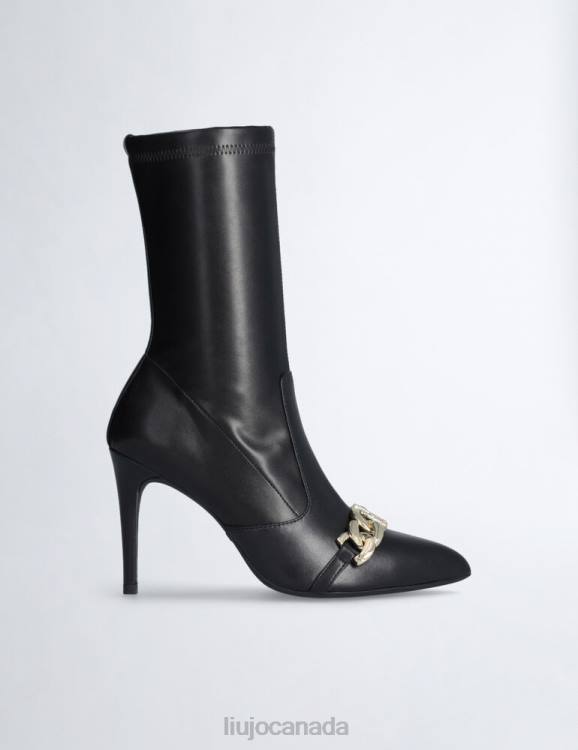 Shoes Liu Jo Ankle Boots With Logo Chain Women F6061774