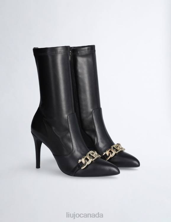 Shoes Liu Jo Ankle Boots With Logo Chain Women F6061774