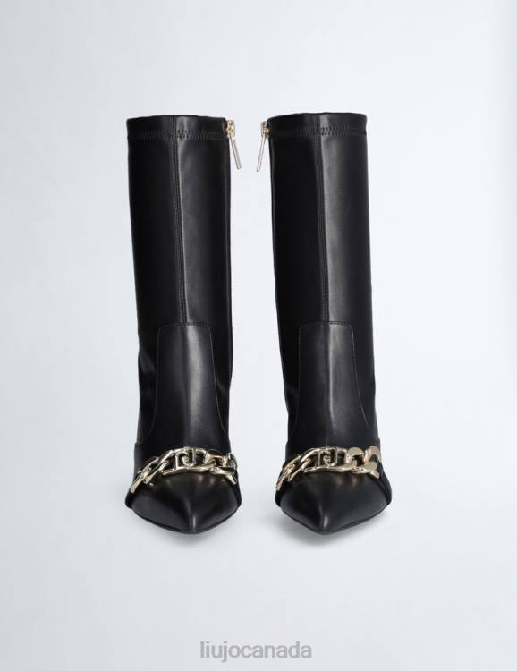 Shoes Liu Jo Ankle Boots With Logo Chain Women F6061774