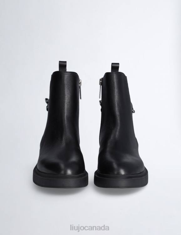 Shoes Liu Jo Beatles Ankle Boots With Logo Chain Women F6061943