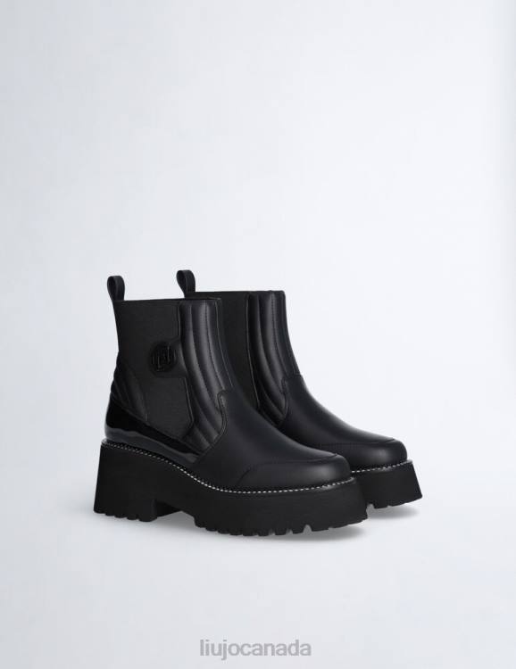 Shoes Liu Jo Beatles Ankle Boots With Logo Women F6061925