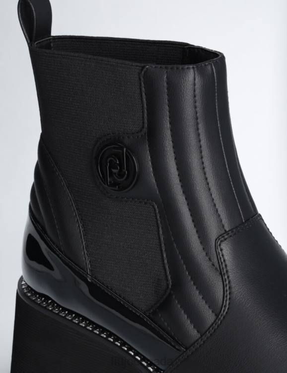 Shoes Liu Jo Beatles Ankle Boots With Logo Women F6061925