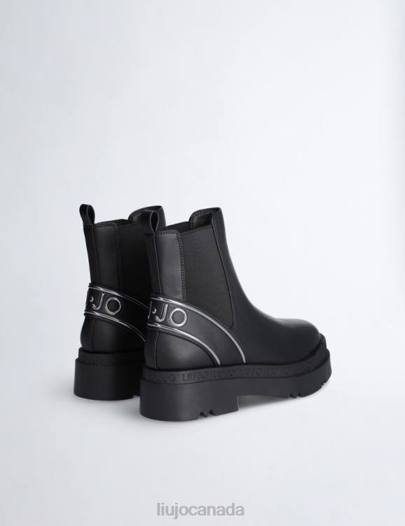 Shoes Liu Jo Beatles Ankle Boots With Maxi Logo Women F6061741