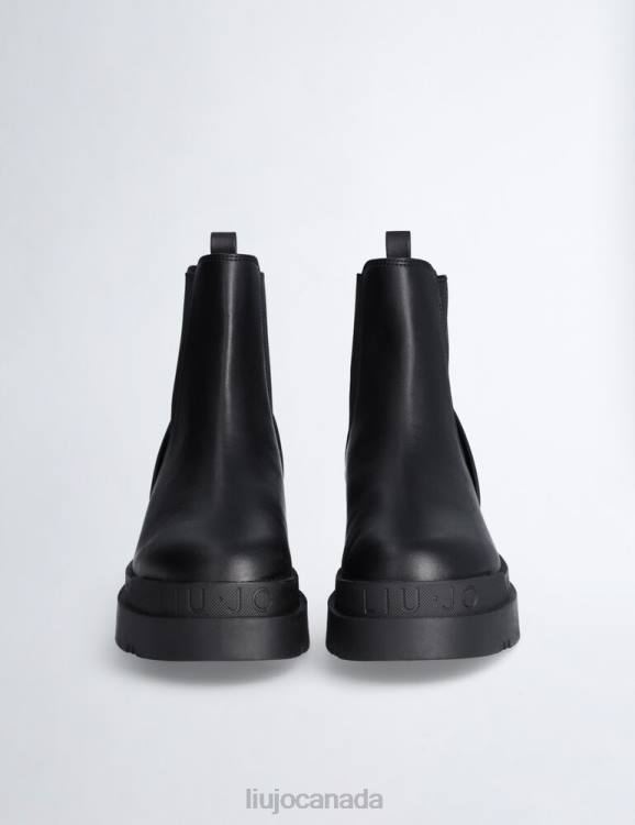 Shoes Liu Jo Beatles Ankle Boots With Maxi Logo Women F6061741