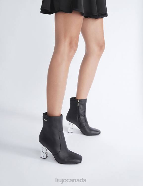 Shoes Liu Jo Black Leather Chelsea Boots Women F6061843