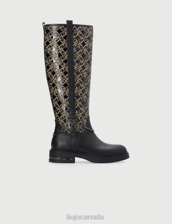 Shoes Liu Jo Boots With Monogram Print Women F6062866