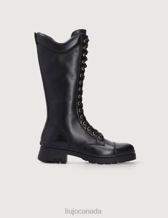Shoes Liu Jo Combat Boots With Jewel Chain Women F6062768