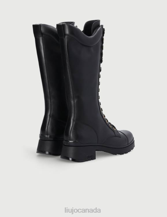Shoes Liu Jo Combat Boots With Jewel Chain Women F6062768